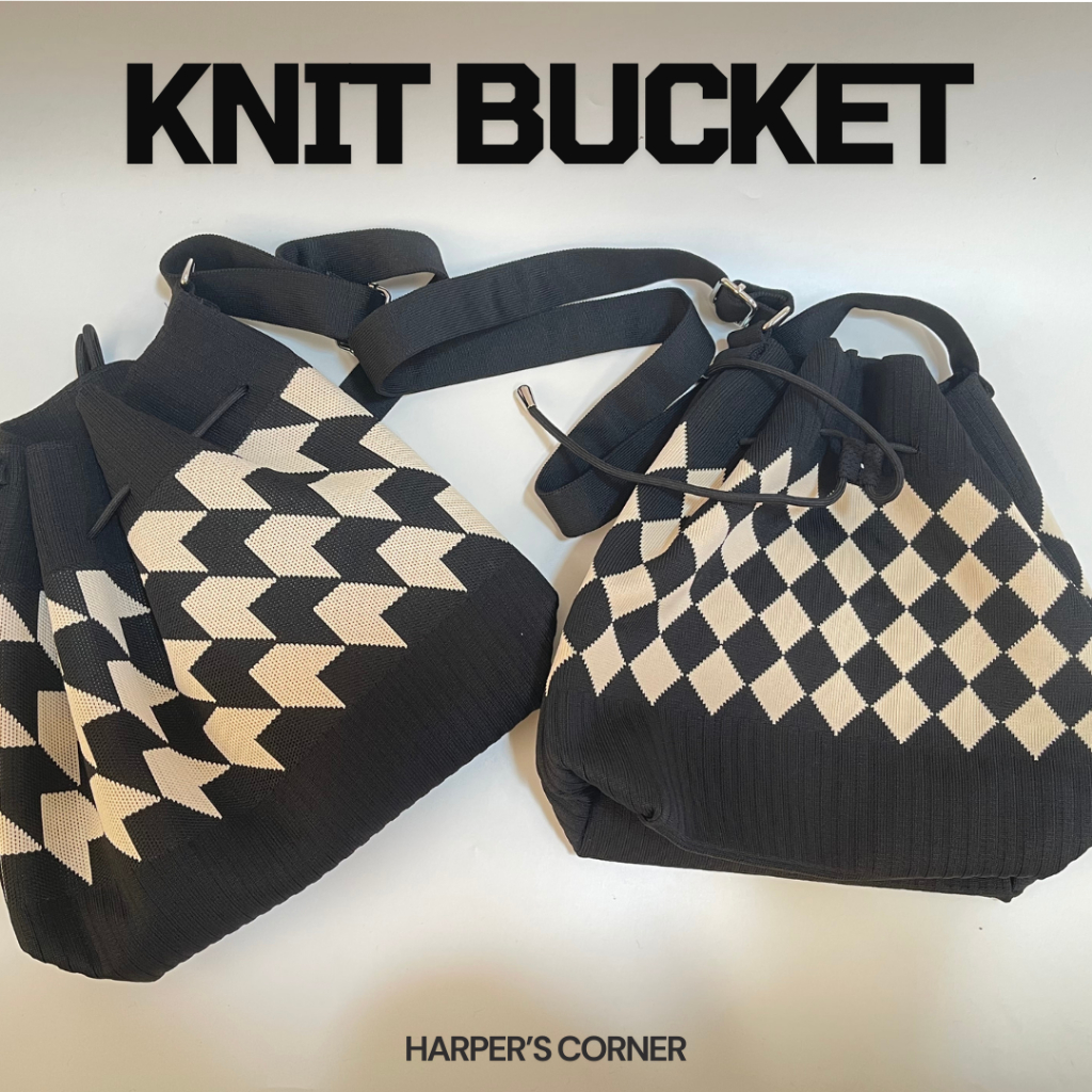 Knit Bucket Bag - Tas Serut Sling