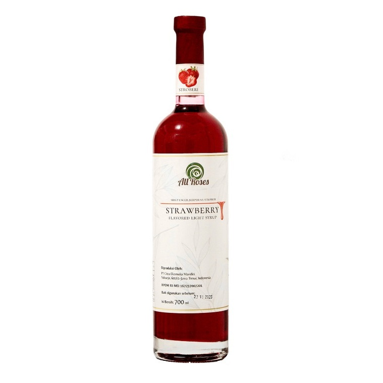 

sirup all roses stroberi strawberry 700