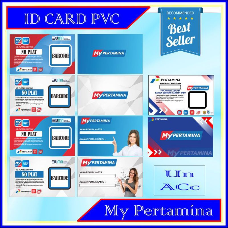 

Cetak Kartu My Pertamina Bahan PVC Berkualitas Costem Model