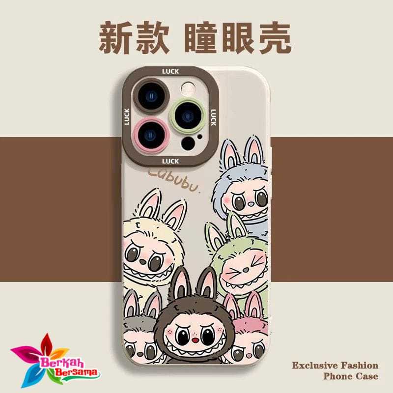 SS955 Silikon Case Labubu Monster Softcase Casing Hp FOR OPPO A83 A5 A9 2020 A76 A96 A3 PRO RENO 4 4