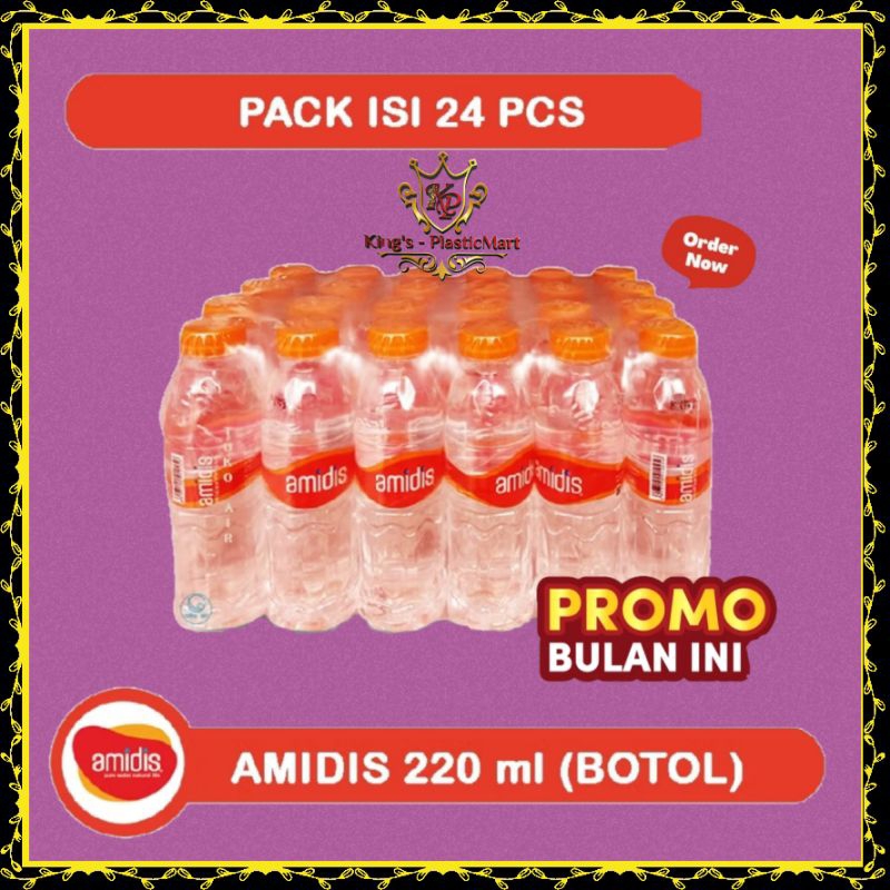 

Air Murni Amidis 220 ml ( Isi 24 Pcs / Pack)