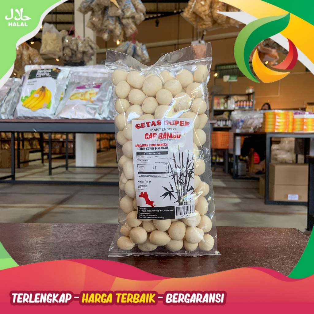 

GETAS SUPER TENGGIRI BULAT CAP BAMBU 100GR KHAS BANGKA