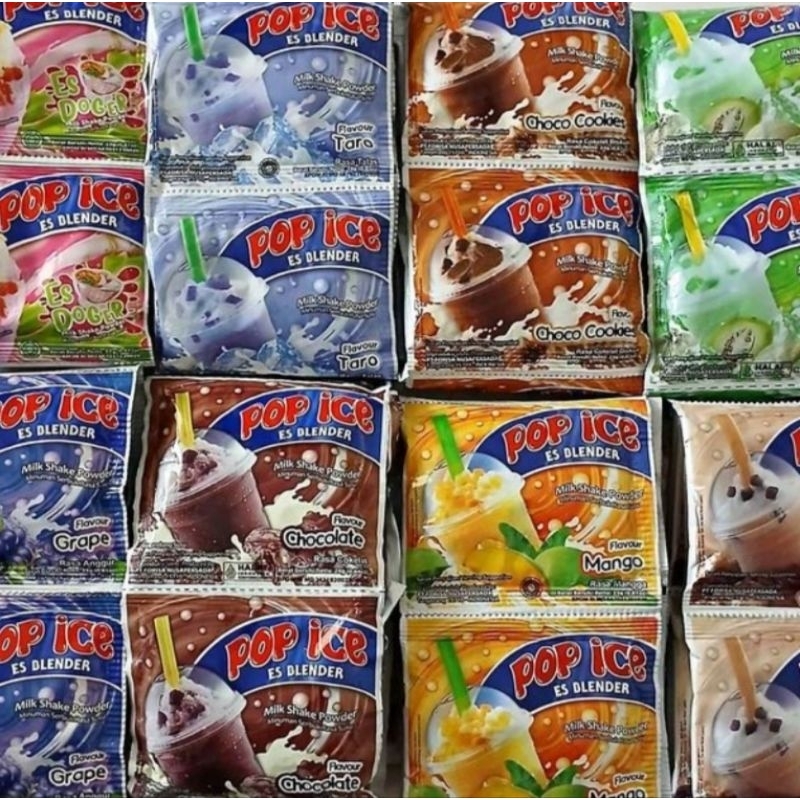 

POP ICE 1 renceng isi 10 saset