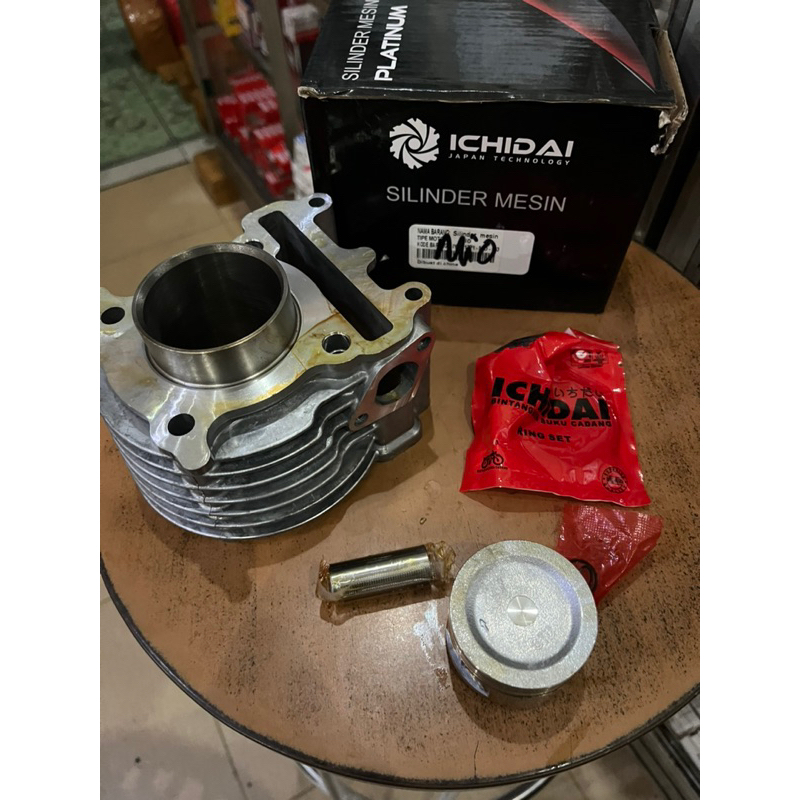 BLOK MESIN COMPLETE PISTON KIT STANDAR MIO SPORTY SOUL SMILE FINO