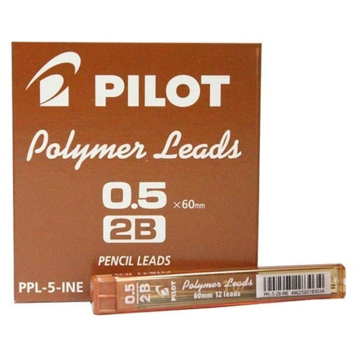 

Isi Pensil Mekanik / Polymer Leads "PILOT" 0.5 2B