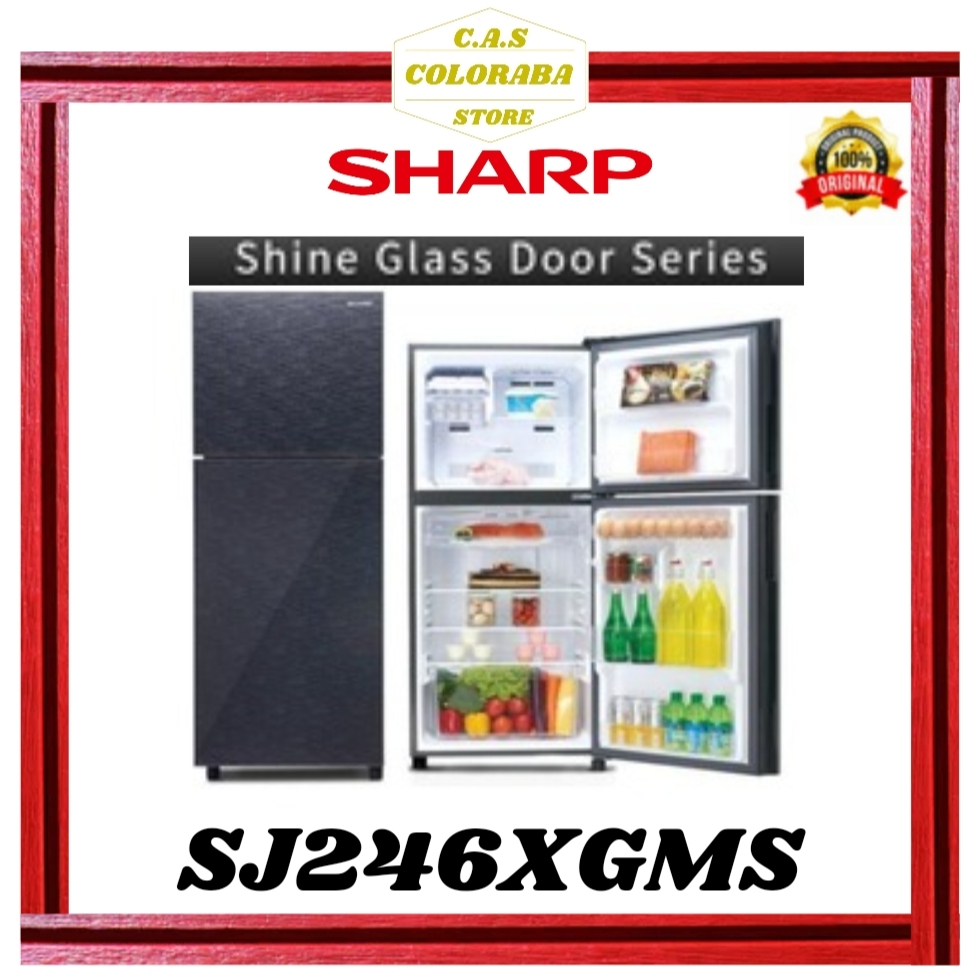 KULKAS SHARP SJ246XGMS KULKAS 2 PINTU 246XGMS KULKAS 2 PINTU SHARP SJ246