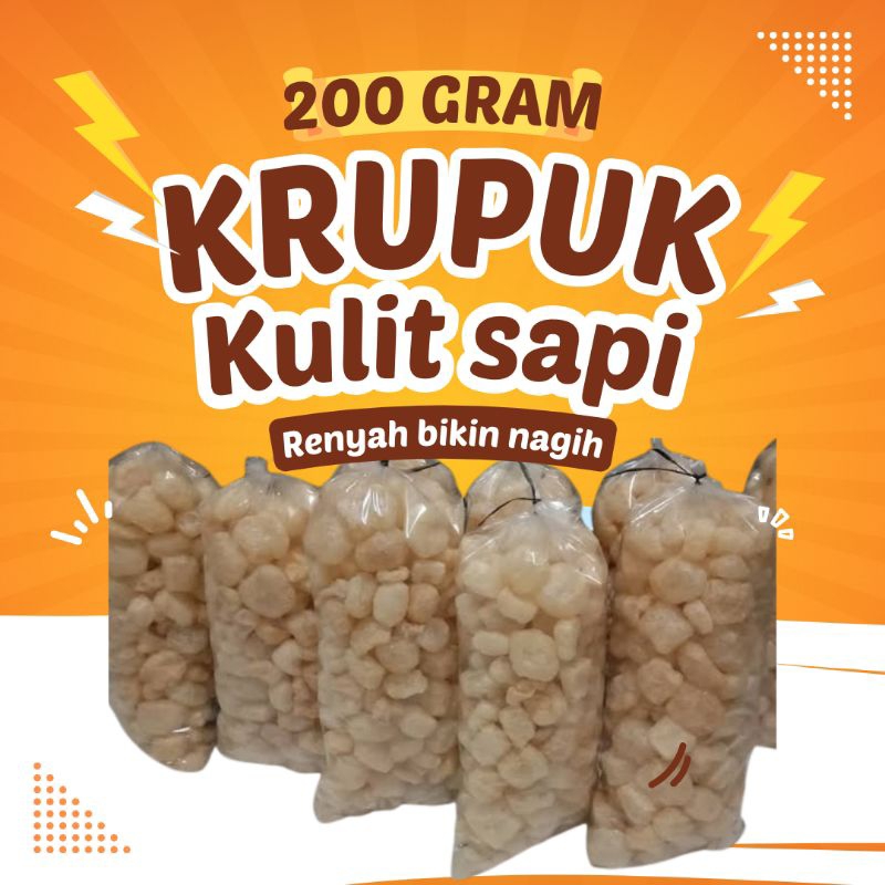 

Krupuk Kulit Sapi 1 Ball - Kelezatan Tradisional dalam Setiap Gigitan!