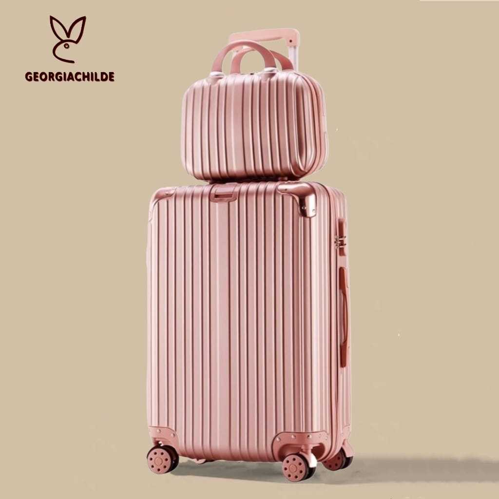 Georgiachilde koper Kabin 20 Inch Bagasi tas koper besar anak perempuan 24 Inch koper Mini 18 Inch