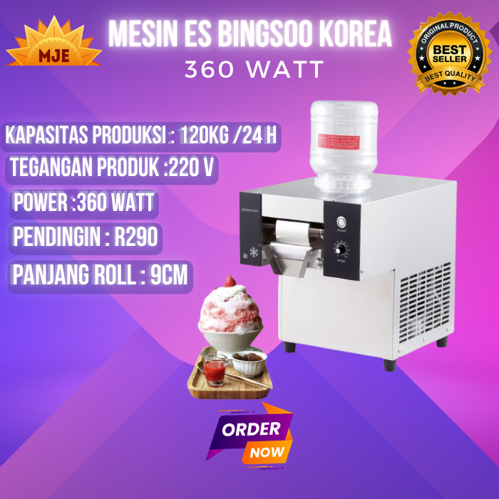 Mesin es cream bingsoo korea snow ice machine mesin es krim bingsoo