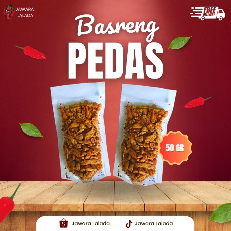 

basreng pedas daun jeruk 50 gram / basreng pedas daun jeruk / basreng daun jeruk 50 gram / basreng daun jeruk / basreng pedas 50 gram