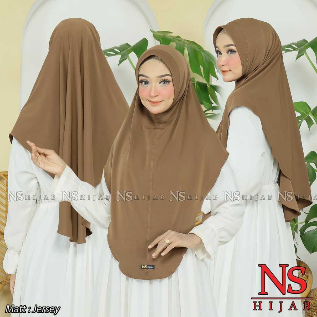 Jilbab Instan Daily Hijab Instan Bergo Jersey Pet L / NS Hijab