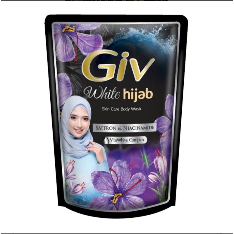 Giv white hijab sabun cair saffron&niacinamide