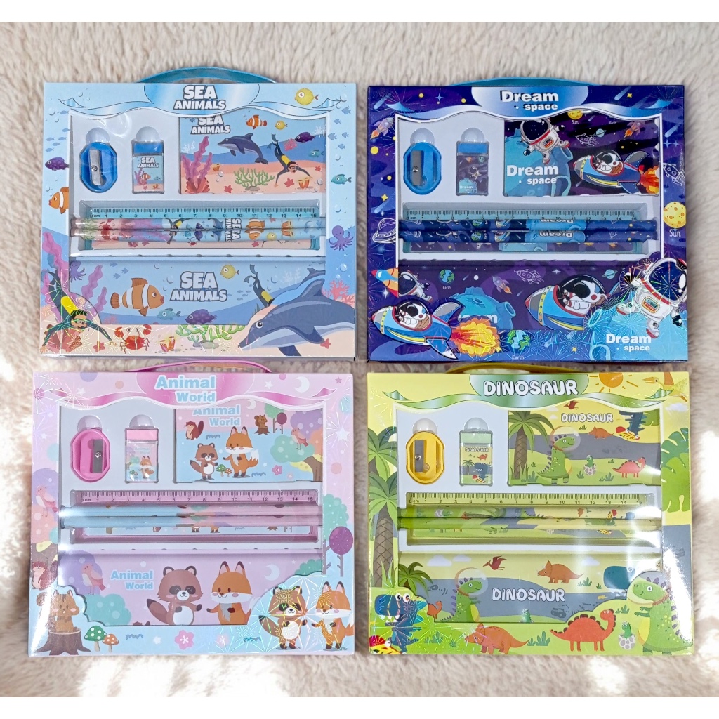 

STATIONERY ALAT TULIS SEKOLAH ATS ATK SET PENSIL LUCU | KADO ULANG TAHUN ANAK CEWEK DAN COWOK KOTAK PENSIL SET MEMO BAGUS MURAH KEREN UNTUK KADO ANAK CEWEK COWOK UNTUK SEKOLAH