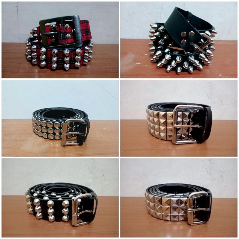 Belt Sabuk Punk | Gesper Punk Rock / Ikat Pinggang Pria