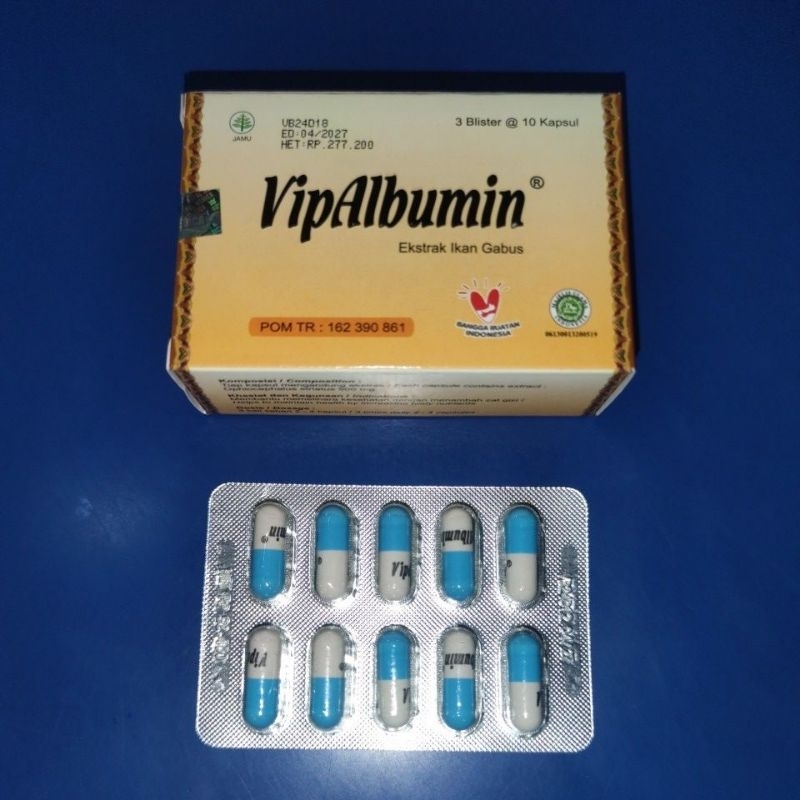 

VIPALBUMIN IKAN GABUS (1 STRIP)