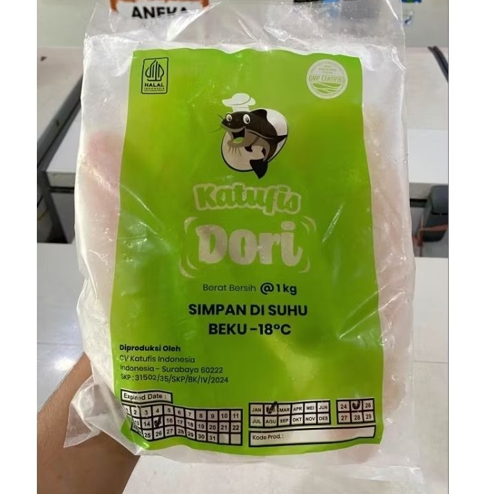 

Katufis Dori Fillet 1kg isi 3