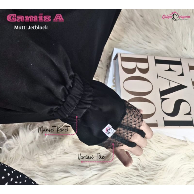 Abaya Jetblack Fursan/Bonanza/Arabian/Yoris Set Khimar Syari