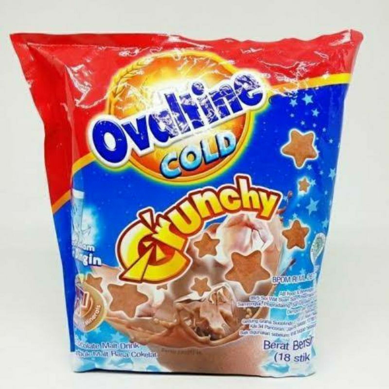 

Ovaltine Cold Crunchy isi 18 stik @ 32 gr