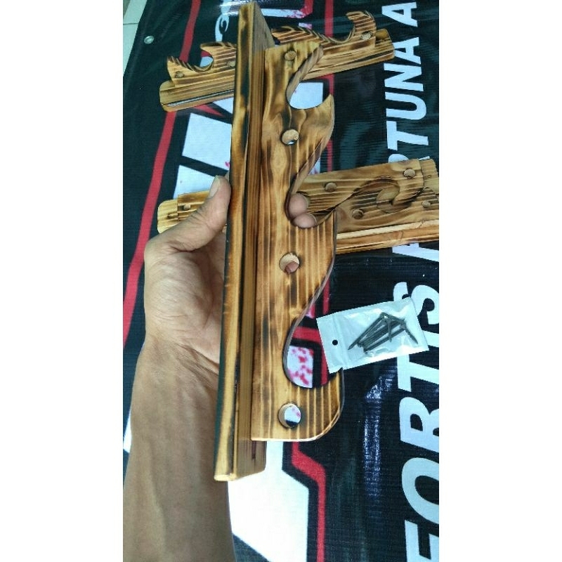 Rak Joran Dinding...Rak Joran Dinding Kayu Pinus Rak Joran Pancing Rak Joran Tegek
