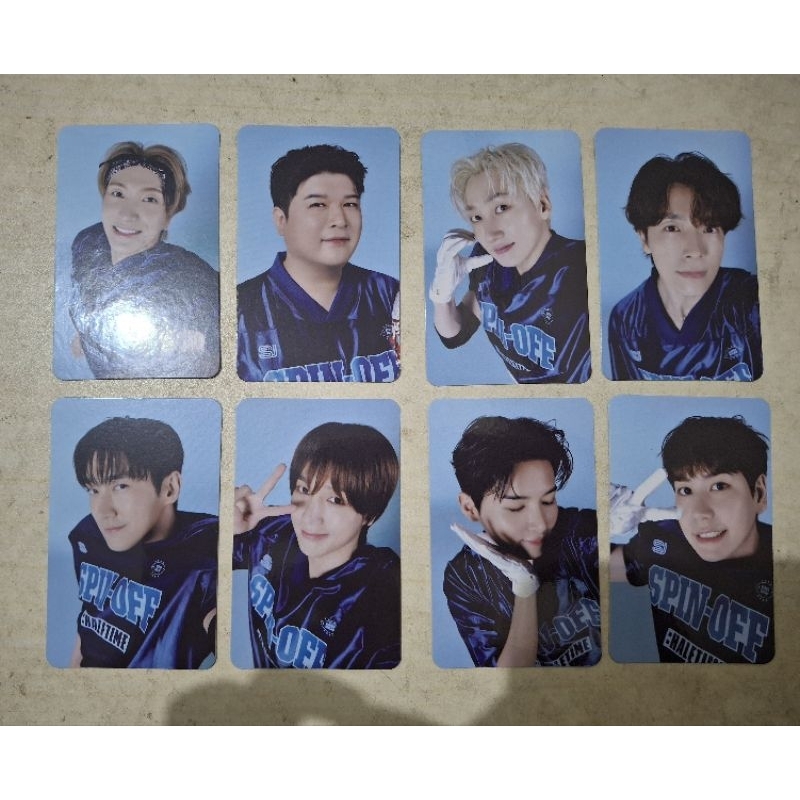 Photocard PC Super Junior Super Show Spinoff VIP Benefit Leeteuk Yesung Shindong Eunhyuk Siwon Dongh