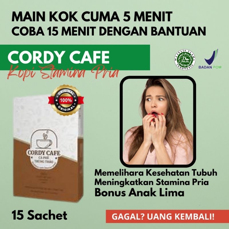 

Cordy Cafe Kopi Stamina Obat Kuat Untuk Pasutri Menambah Durasi Herbal Bpom