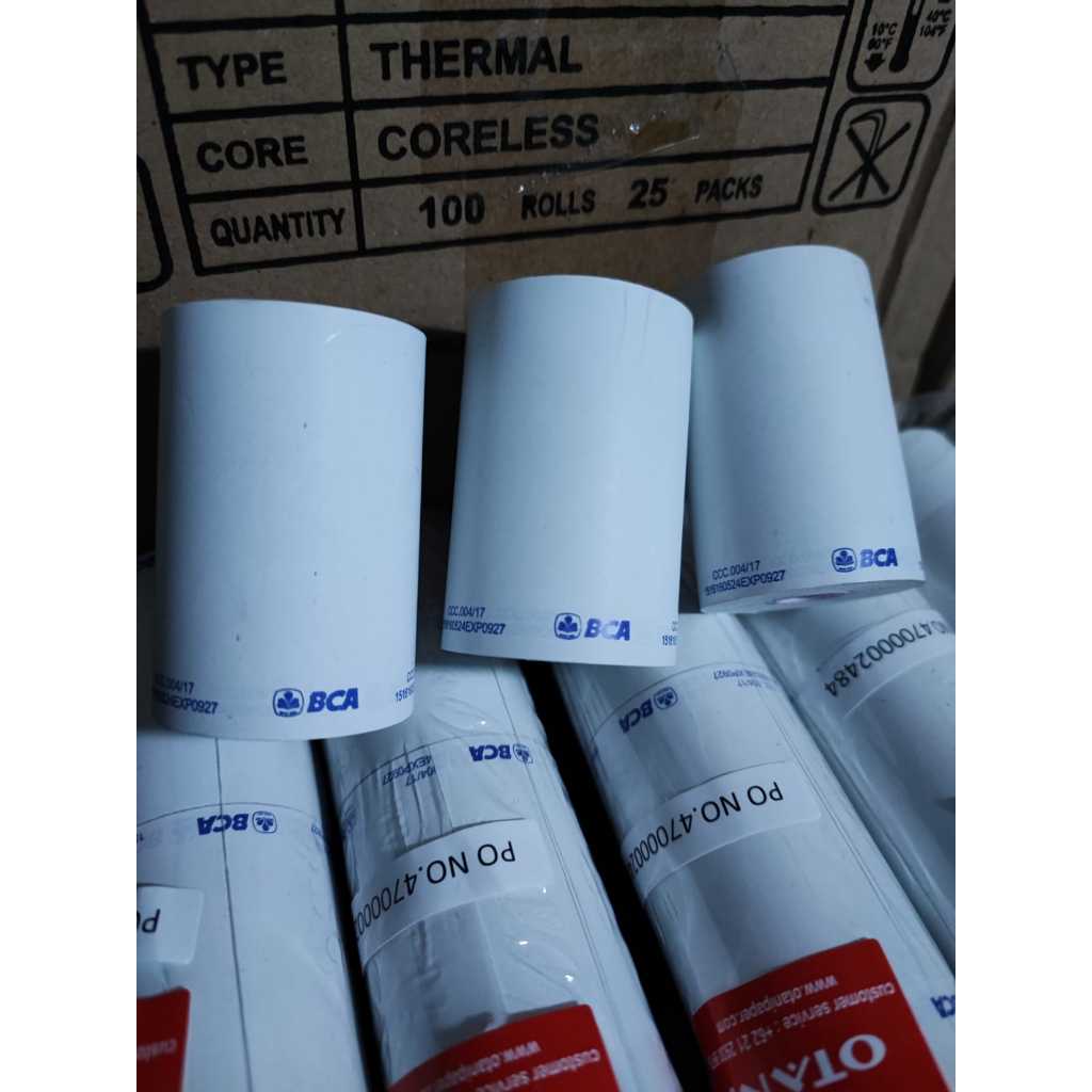 

KERTAS STRUK KASIR BCA 57X30 THERMAL