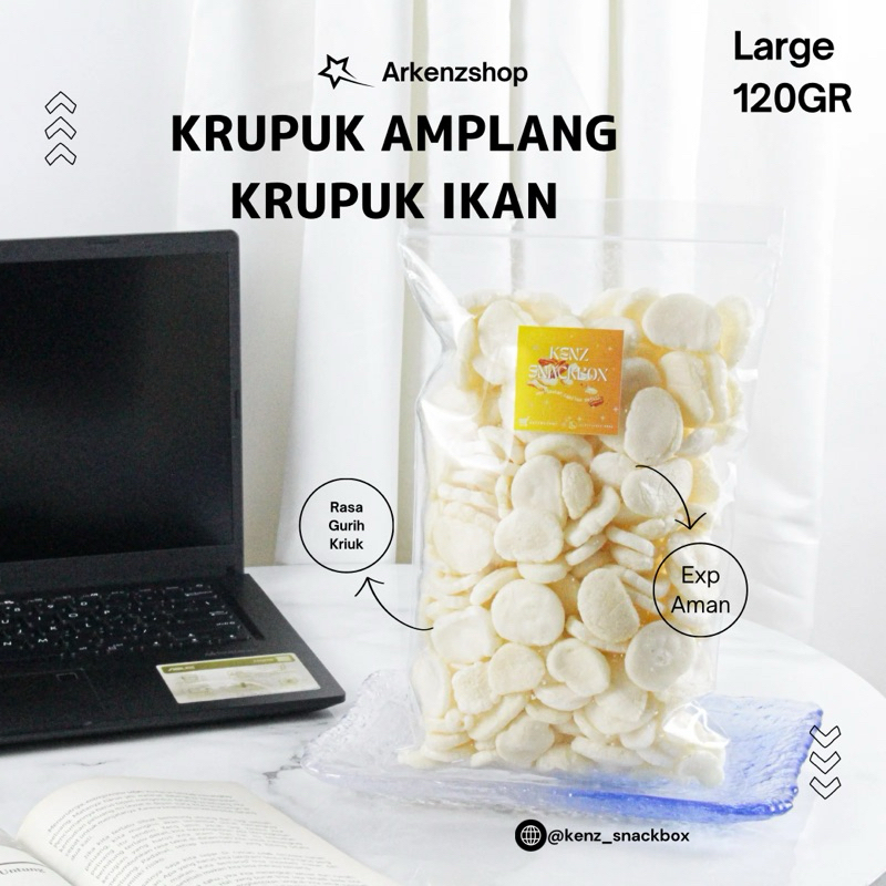 

Kerupuk Kemplang Amplang Krupuk Ikan (L) 120gr Palembang Ikan Snack Cemilan Camilan Grosir Kiloan