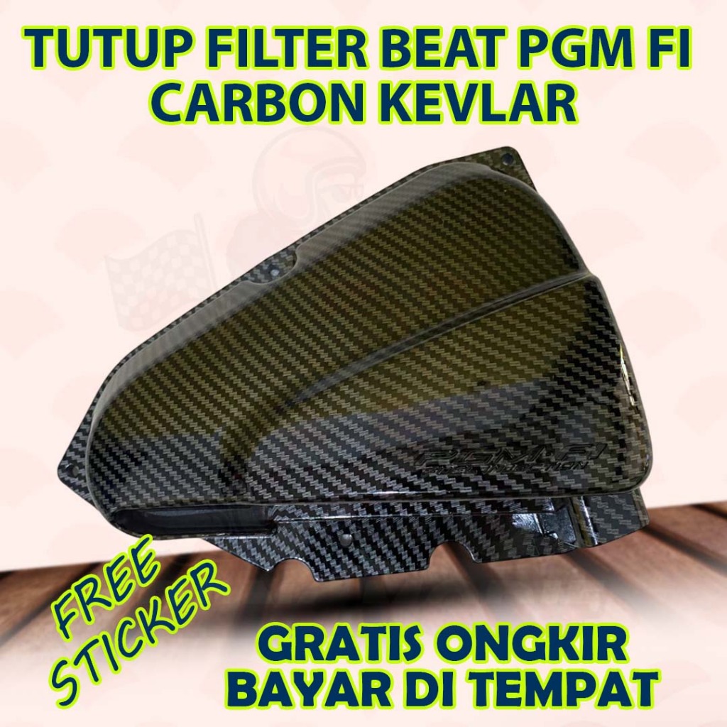 Tutup Filter Beat Fi Carbon Kevlar Tutup Filter Scoopy Fi Carbon Kevlar Cover Filter Vario 110 Non E