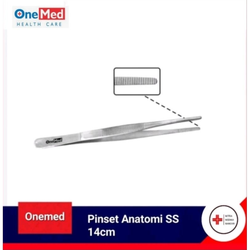 Pinset Bedah Anatomi Stainless Steel Onemed. Sella