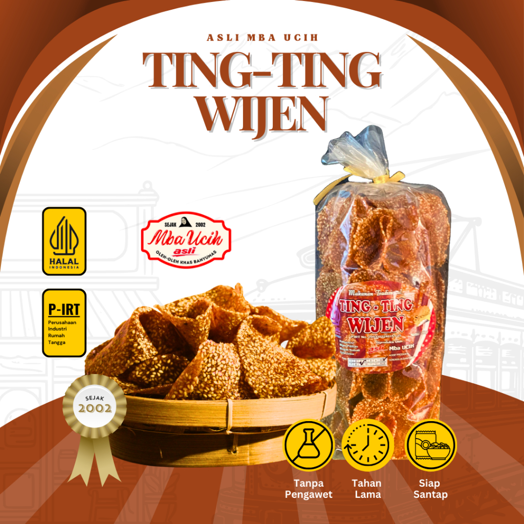 

Ting-Ting Wijen Asli Mba Ucih Oleh Oleh Khas Banyumas
