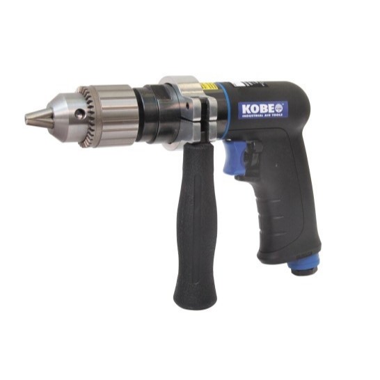 Kobe Blue Line KBE2704330K B2842, Air Drill, Air, 800rpm, Keyed, 1.5 to 13mm, 1/4in., 373W