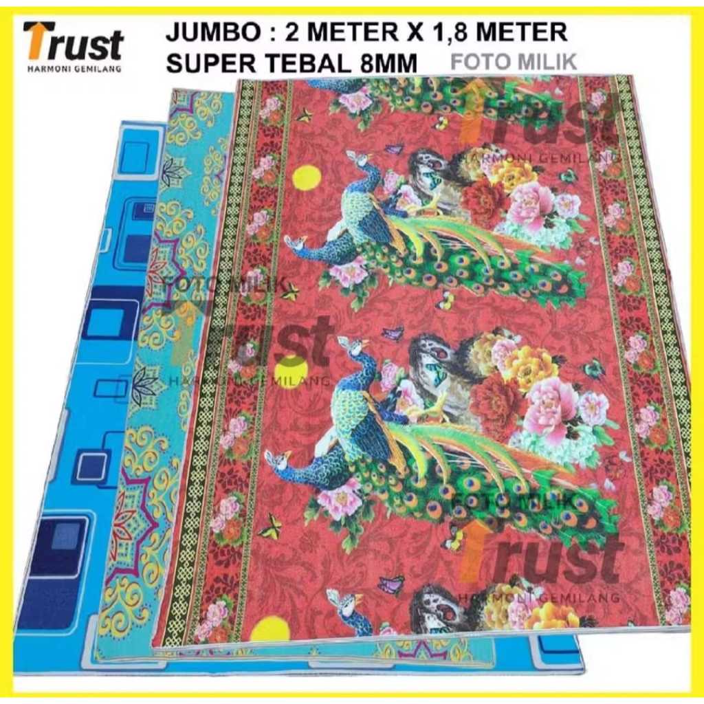 Karpet Foam Jumbo Tikar Foam Karpet Busa Tikar Busa Korea Ukuran 180x200 Cm