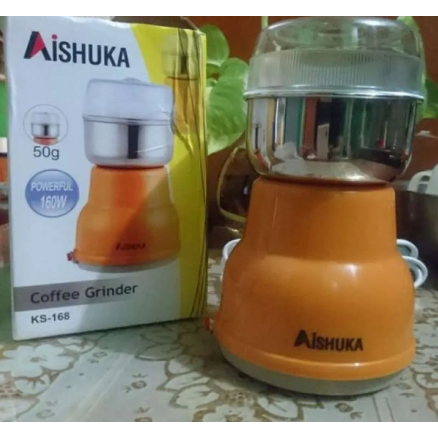 BLENDER OBAT - KOPI - BIJI BIJIAN Aishuka KS 168 -Alat Penggiling Obat