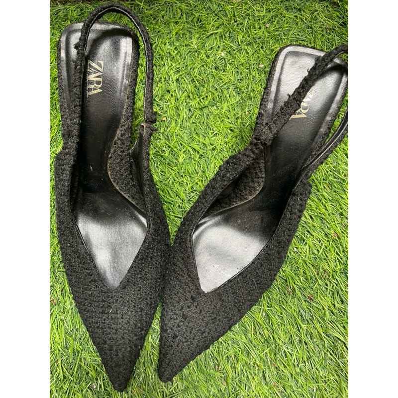 preloved heels zara hitam