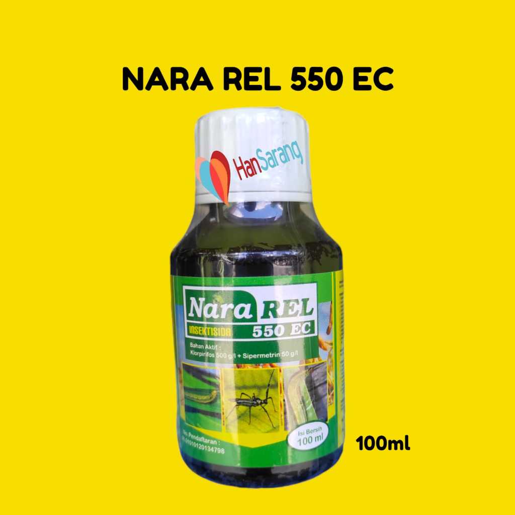 nara rel nararel 550 EC insektisida pembasmi ulat kupu wereng 100ml