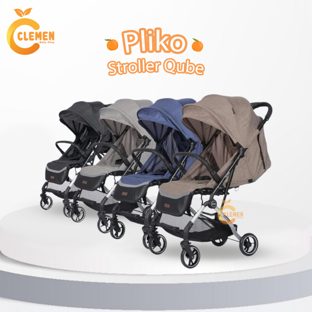Stroller Pliko Qube (Kereta Dorong Bayi)