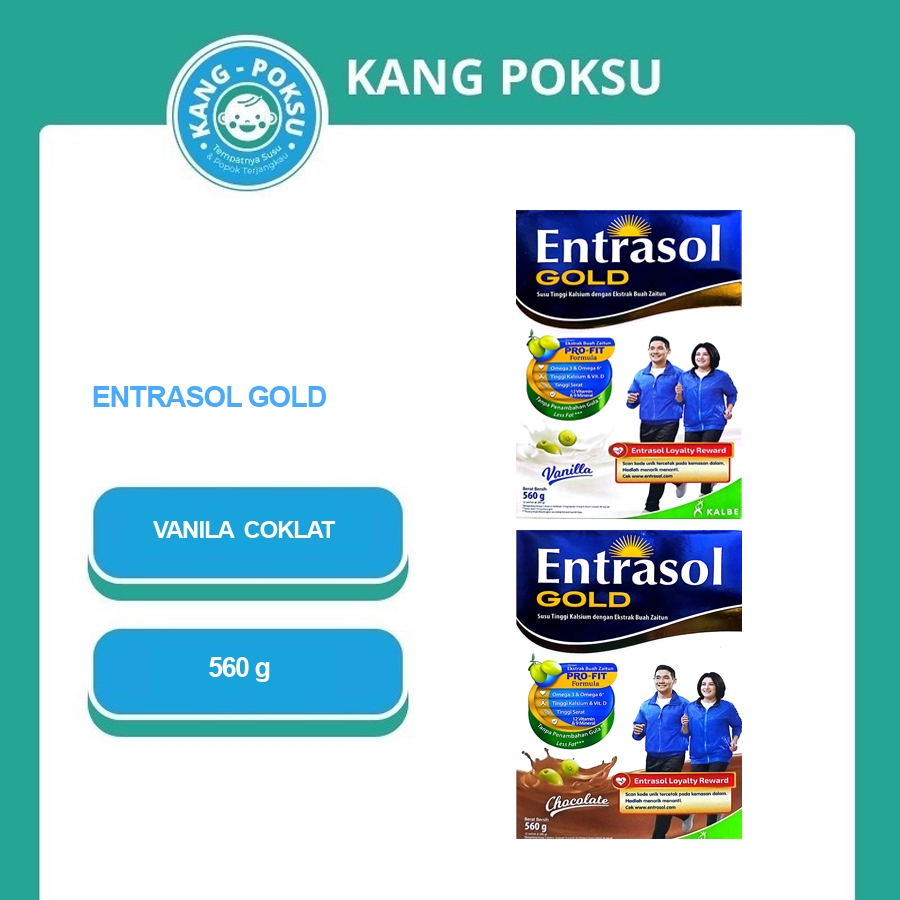 

ENTRASOL GOLD PROFIT COKLAT VANILA 560 GR SUSU KESEHATAN MURAH FORMULA DEWASA SSKD KPS