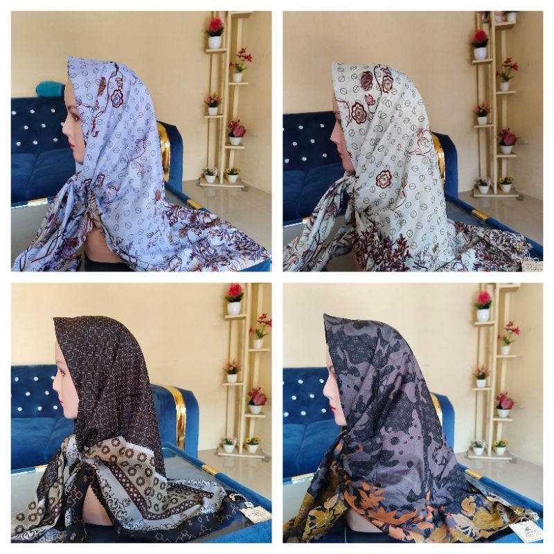 HIJAB SEGIEMPAT MOTIF-HIJAB VOAL MOTIF AZ POUCH