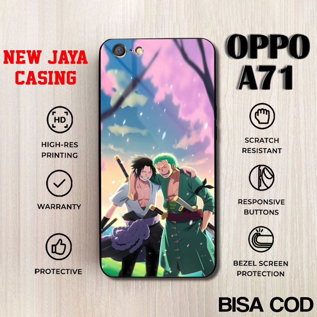 Casing Oppo A71 Anime Baru Terlaris Hardcase Softcase Glossy Case Oppo A71 Terbaru Termurah Premium