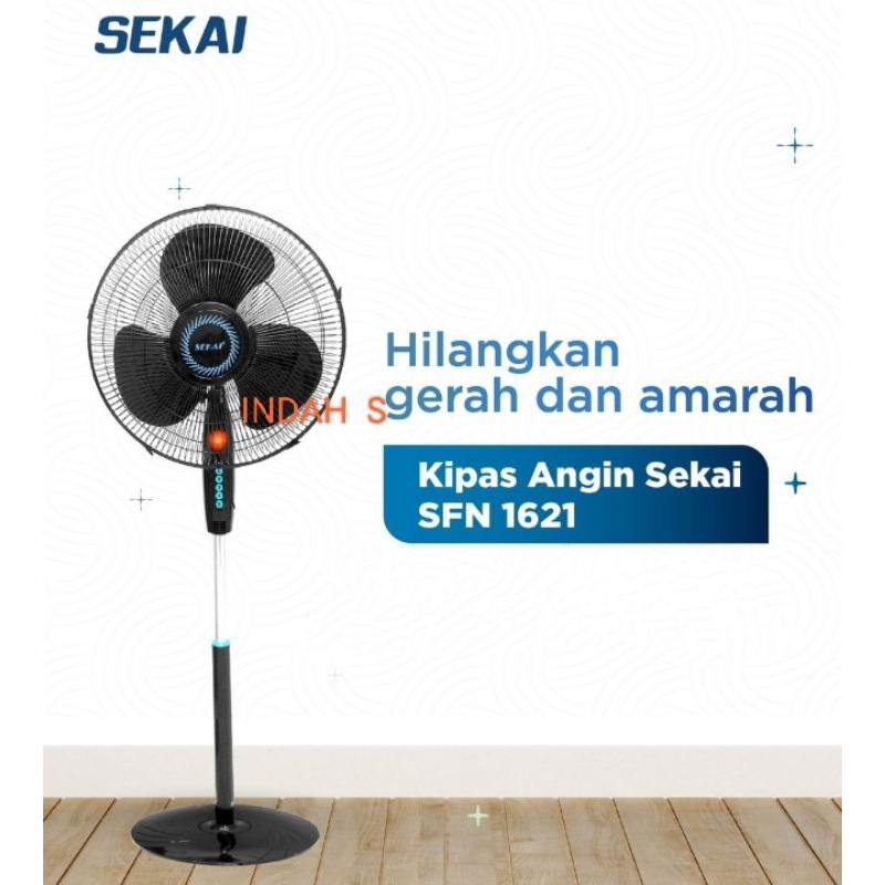Kipas Angin Berdiri SEKAI SFN 1621 (16") / Stand fan Sekai 16" SFN 1621