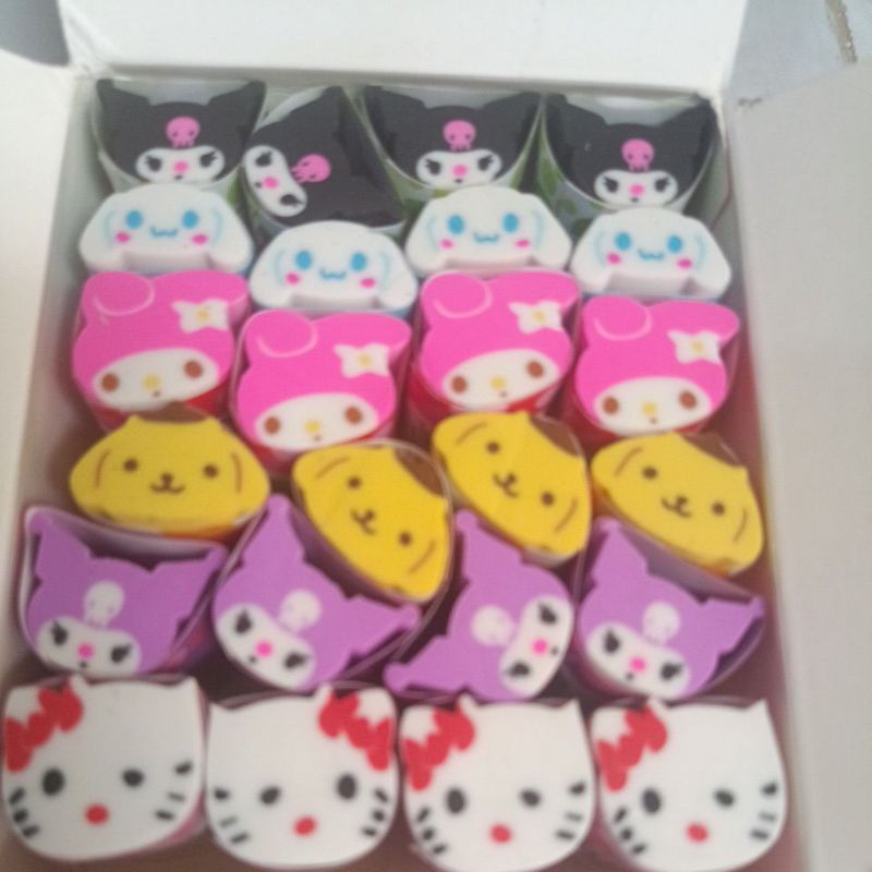 

1 Pack(6 Pcs) Penghapus 3D Sanrio
