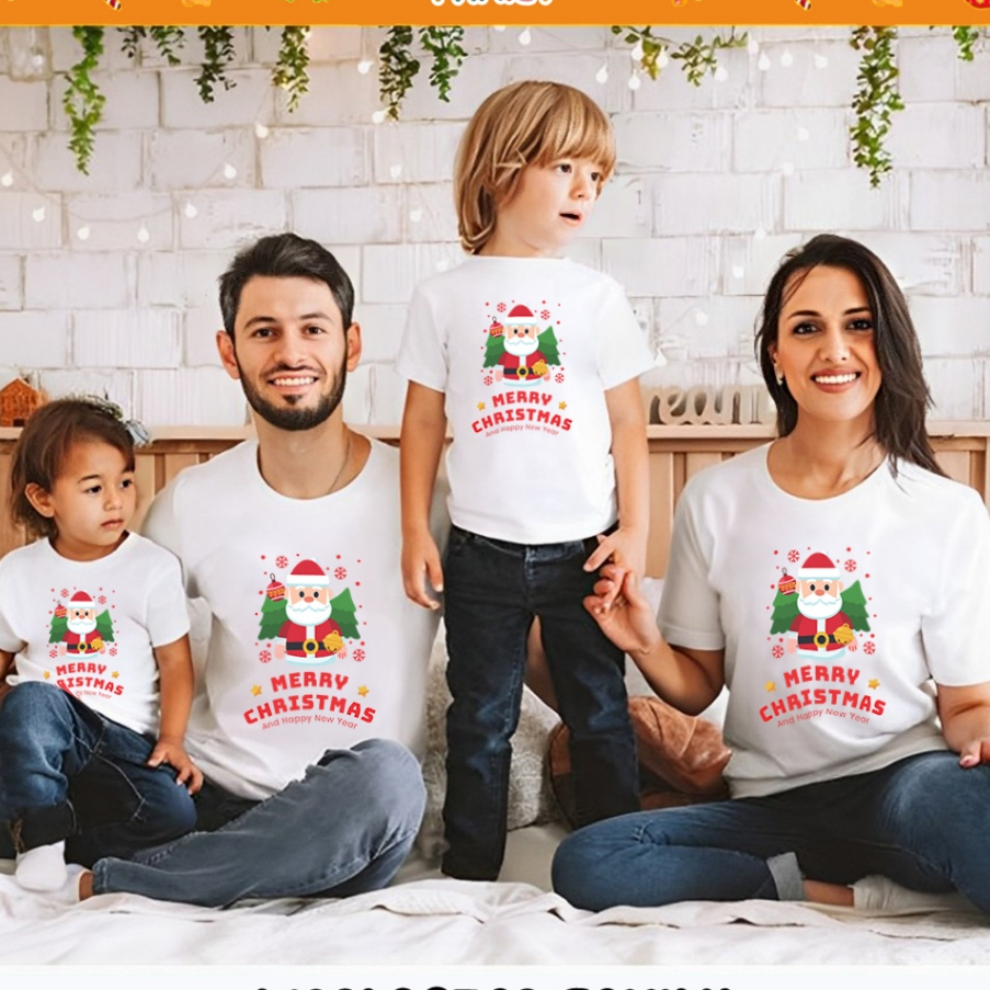 WSF BAJU NATAL KELUARGA KAOS NATAL KAOS NATAL KELUARGA BAJU NATAL WANITA BAJU NATAL ANAK KAOS MERRY 