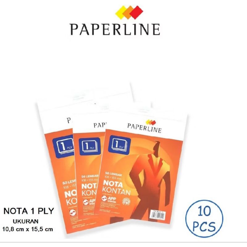 

NOTA KONTAN 1 PLY PAPERLINE (KECIL)