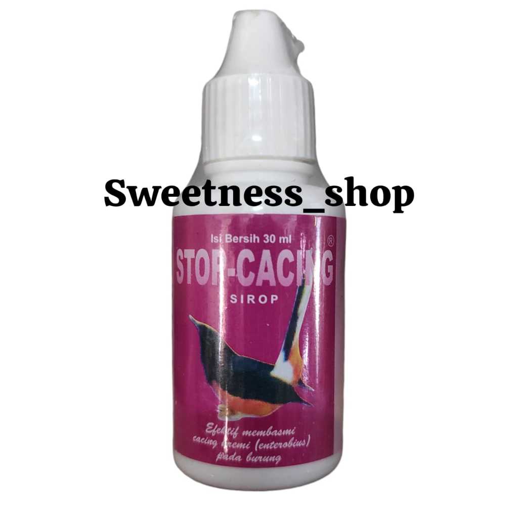 STOP CACING 30ML - Obat Cacing Untuk Burung Murai Obat Cacing Burung Kacer Obat Cacing Burung Perkut