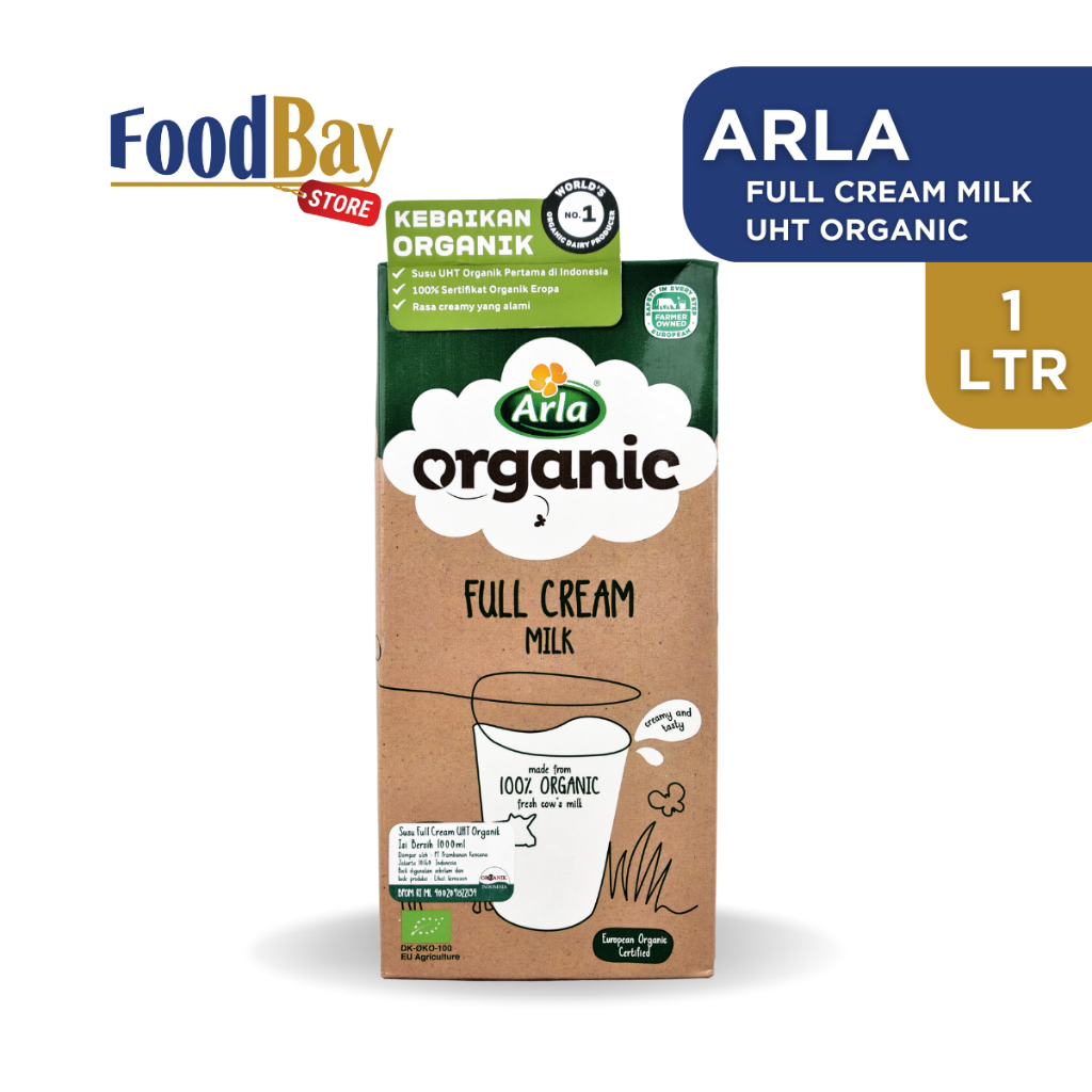 

ARLA Full Cream Milk UHT Organic Susu organik full krim 1 Ltr