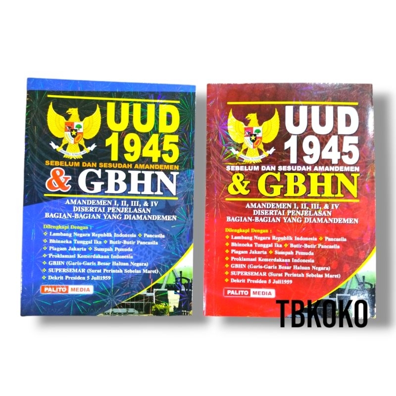UUD 1945 sebelum dan sesudah amandemen & GBHN