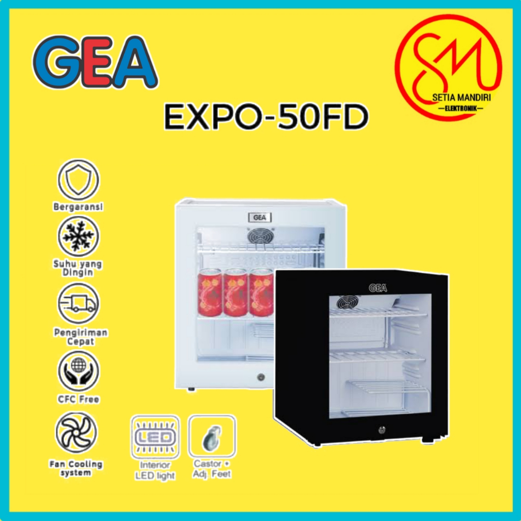 SHOWCASE GEA EXPO 50 MINI DISPLAY COOLER KULKAS