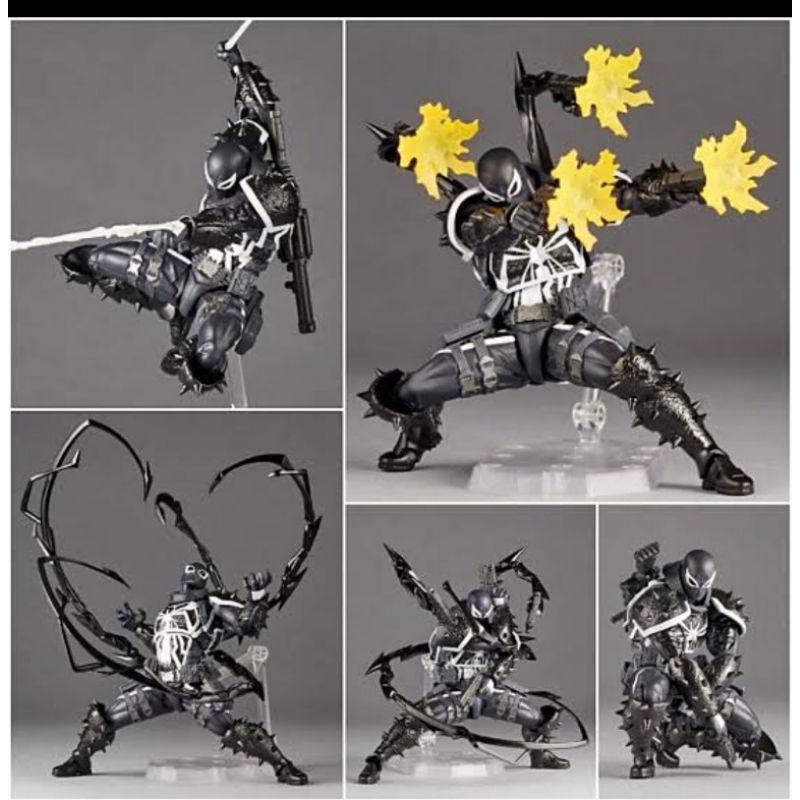figure agent venom figure marvel revoltech yamaguchi agent venom kws bootleg