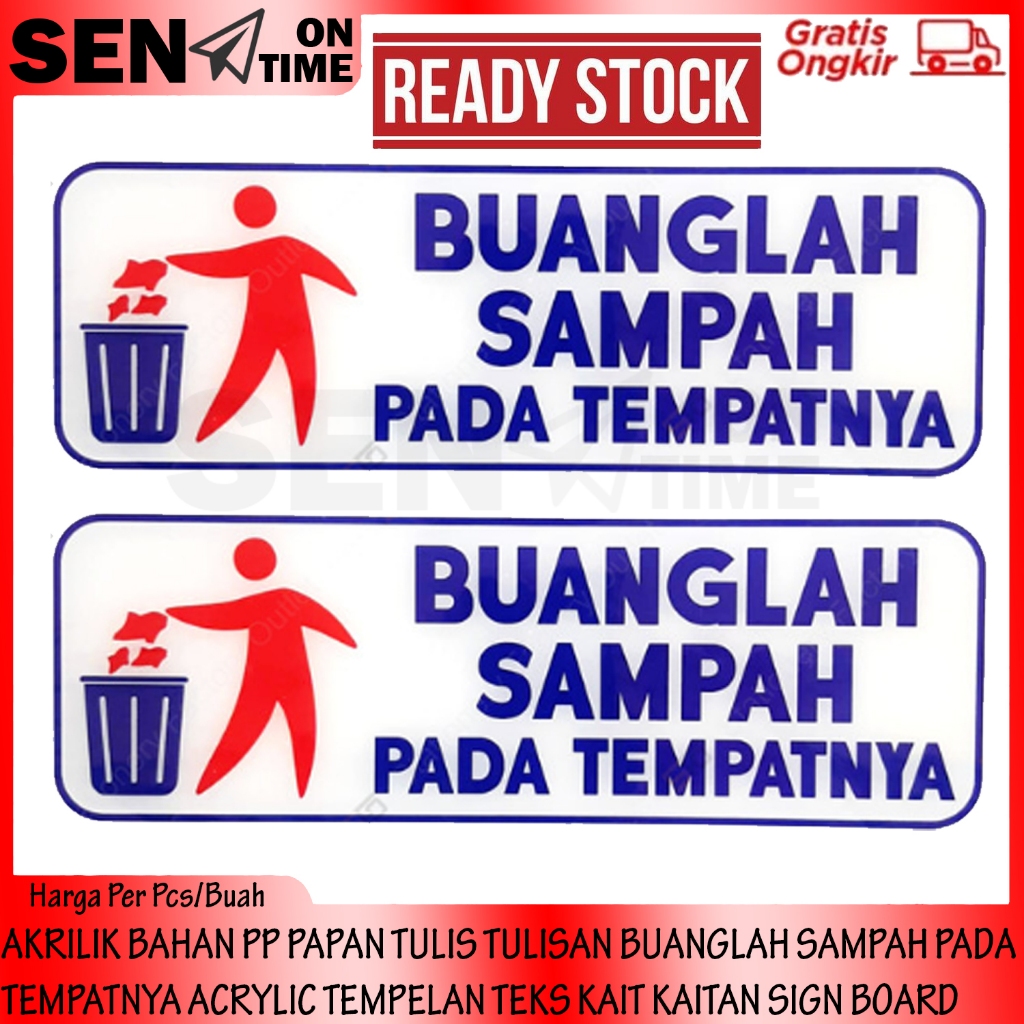 

Label Acrylic Akrilik Sign Signage Board Stiker Buanglah Sampah Pada Tempatnya Tanda Larangan Tulisan Tulis Sticker Ruangan WC Kamar Mandi Masjid Kantor Sekolah Restoran Rumah Makan Tempat Wisata Acrylik Akrilic Tempel Kaca Dinding Dapur