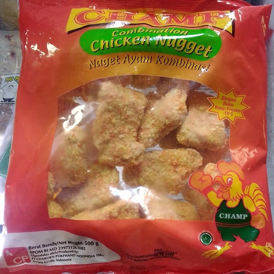 

Nugget Champ chicken nugget 500 gr